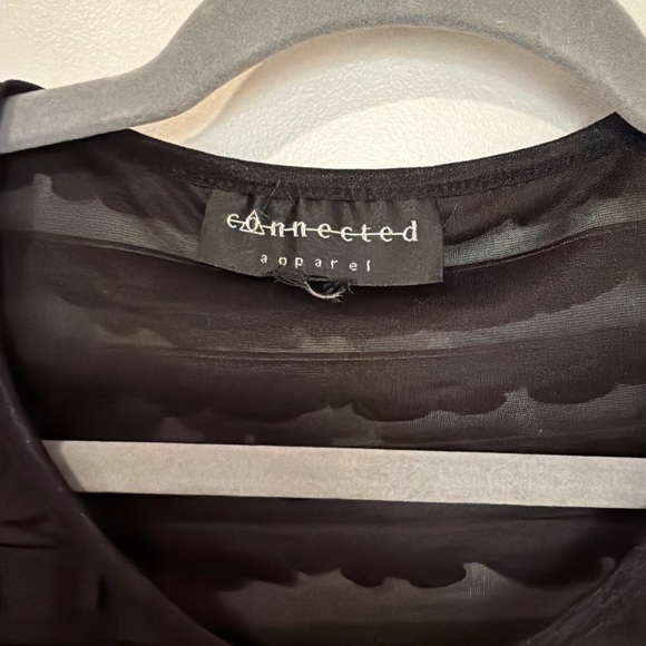 Black Ruffle Blouse - Picture 3 of 3